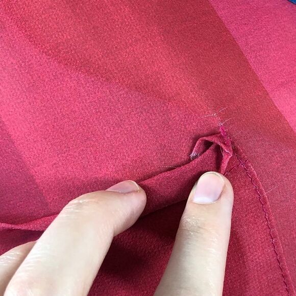 Show Me Your Mumu Rainbow Color block Sheer Blouse - Picture 5 of 7